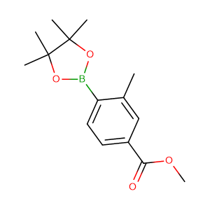methyl 3-methyl-4-(4,4,5,5-tetramethyl-1,3,2-dioxaborolan-2-yl)benzoate,CAS No. 473596-87-1.