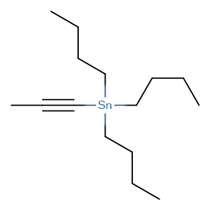 (1-propynyl)-tri-n-butylstannane,CAS No. 64099-82-7.