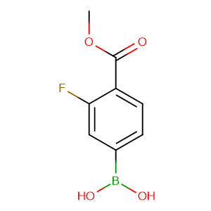[3-fluoro-4-(methoxycarbonyl)phenyl]boronic acid,CAS No. 505083-04-5.