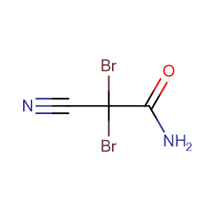 2,2-dibromo-3-nitrilopropionic acid amide,CAS No. 10222-01-2.