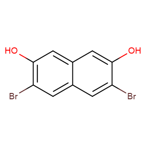 3,6-Dibromonaphthalene-2,7-diol,CAS No. 96965-79-6.