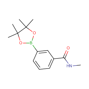 N-methyl-3-(4,4,5,5-tetramethyl-1,3,2-dioxaborolan-2-yl)benzamide,CAS No. 1197171-76-8.