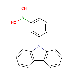 3-(9H-Carbazol-9-yl)phenylboronic acid,CAS No. 864377-33-3.