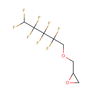 3-(1H,1H,5H-Octafluoropentyloxy)-1,2-epoxypropane; [[(2,2,3,3,4,4,5,5-octafluoropentyloxy)]- methyl]-Oxirane,CAS No. 19932-27-5.