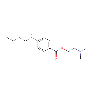 Tetracaine,CAS No. 94-24-6.