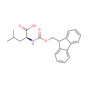 FMOC-L-Leucine,CAS No. 35661-60-0.