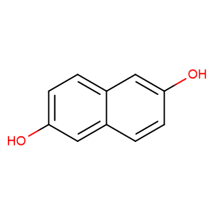 Naphthalene-2,6-diol,CAS No. 581-43-1.