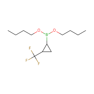Dibutyl (2-(trifluoromethyl)cyclopropyl)boronate,CAS No. 909698-11-9.