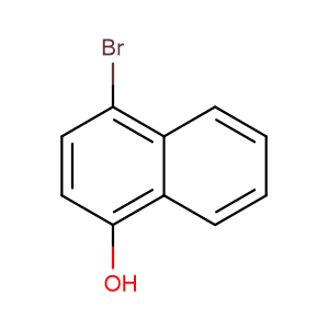 4-Bromo-1-naphthalenol,CAS No. 571-57-3.