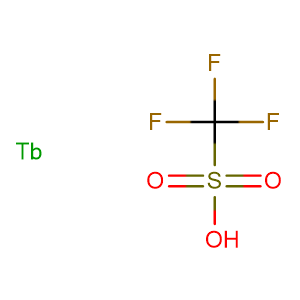 Terbium (iii) trifluoromethanesulfonate,CAS No. 148980-31-8.