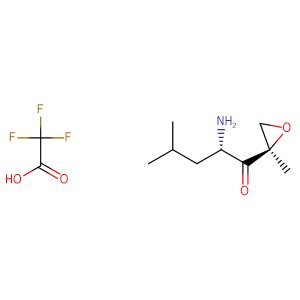 (2S)-2-Amino-4-methyl-1-[(2R)-2-methyloxiranyl]-1-pentanone trifluoroacetate,CAS No. 247068-85-5.