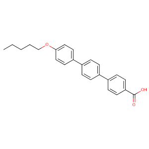 [1,1':4',1''-Terphenyl]-4-carboxylic acid, 4''-(pentyloxy)-,CAS No. 158938-08-0.