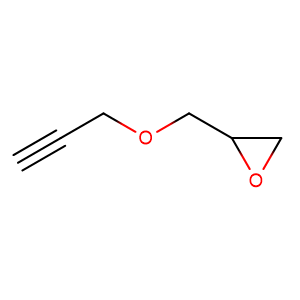 Glycidyl propargyl ether,CAS No. 18180-30-8.