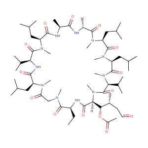 acetyl-cyclosporin A aldehyde,CAS No. 121584-52-9.