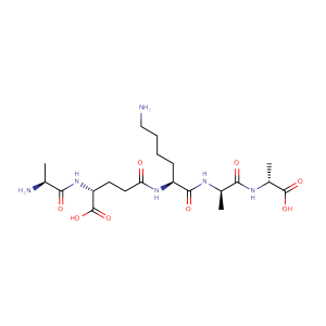 L-alanyl-D-γ-glutamyl-L-lysyl-D-alanyl-D-Alanine,CAS No. 2614-55-3.