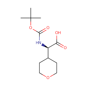 (R)-2-((tert-butoxycarbonyl)amino)-2-(tetrahydro-2H-pyran-4-yl)aceticacid,CAS No. 1251903-95-3.