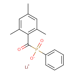 lithium phenyl(2,4,6-trimethylbenzoyl)phosphinate,CAS No. 85073-19-4.